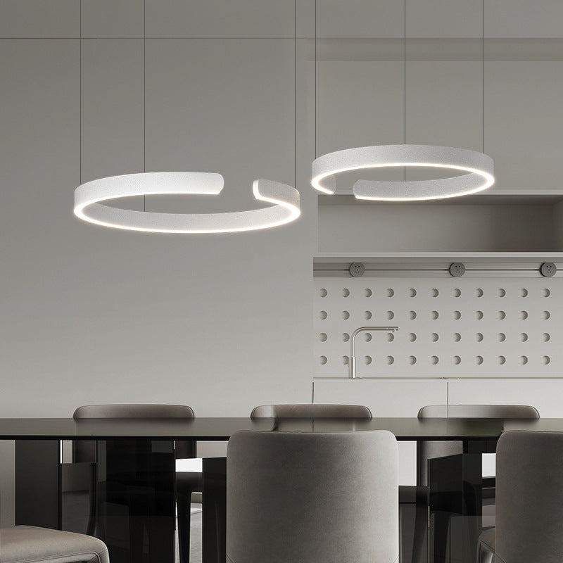 CirqueCircle Pendant Light with Integrated LED for Home - OpalDwell