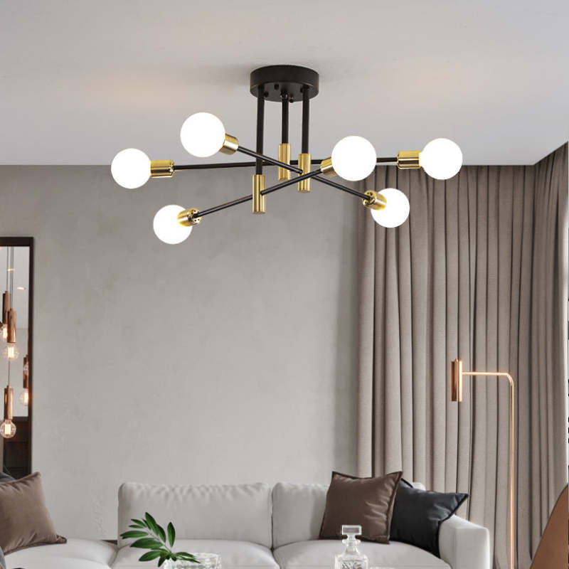 Aurea Modern Flush Mount Ceiling Light With LED Glow - OpalDwell