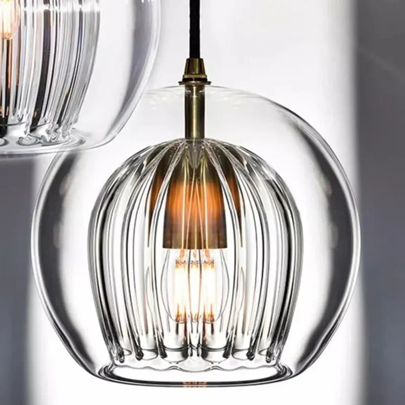AstraFlare Smoke Glass Cluster Pendant Light Fixture - OpalDwell