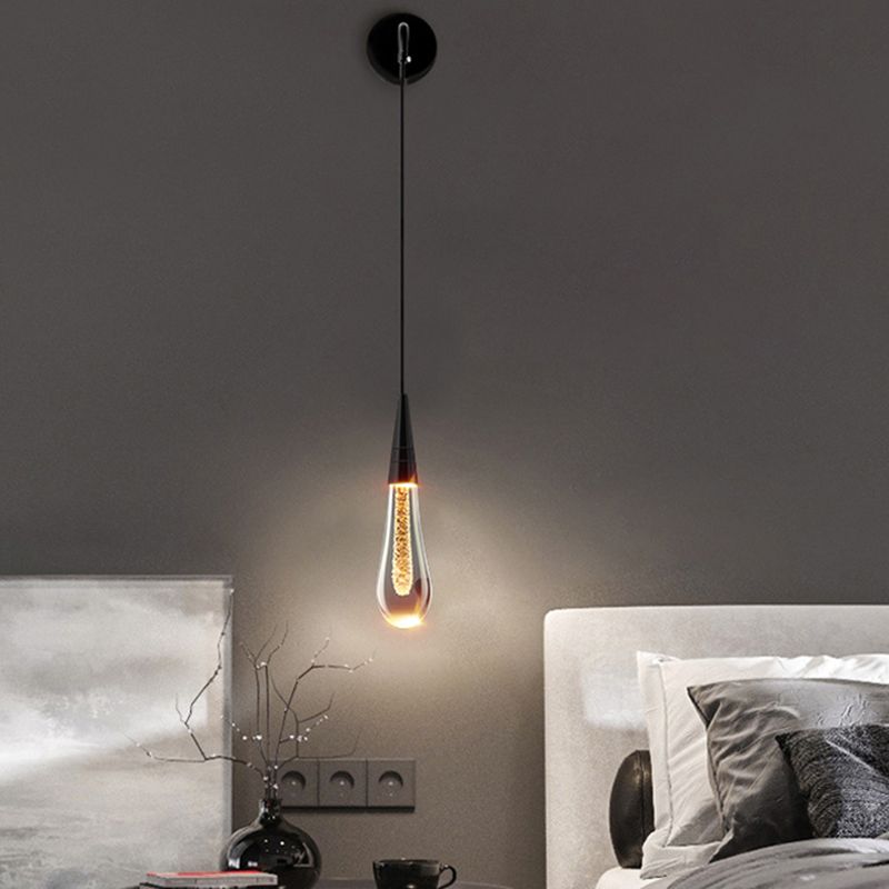 Astra Teardrop Pendant Light Modern LED Ambient Glow - OpalDwell
