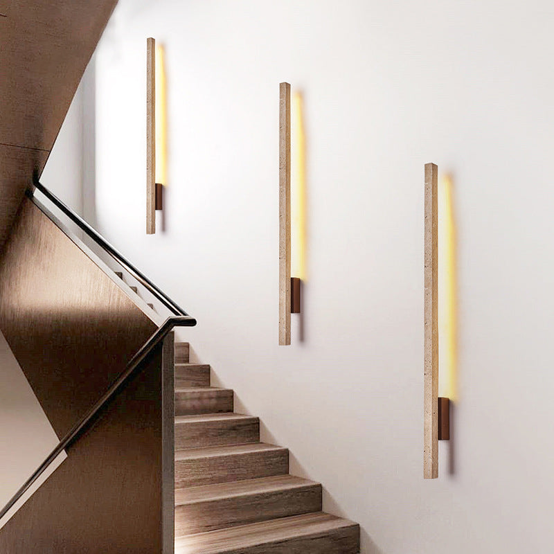Contemporary Linear Wall Light With LED Decorative Wall Lamp - OpalDwell