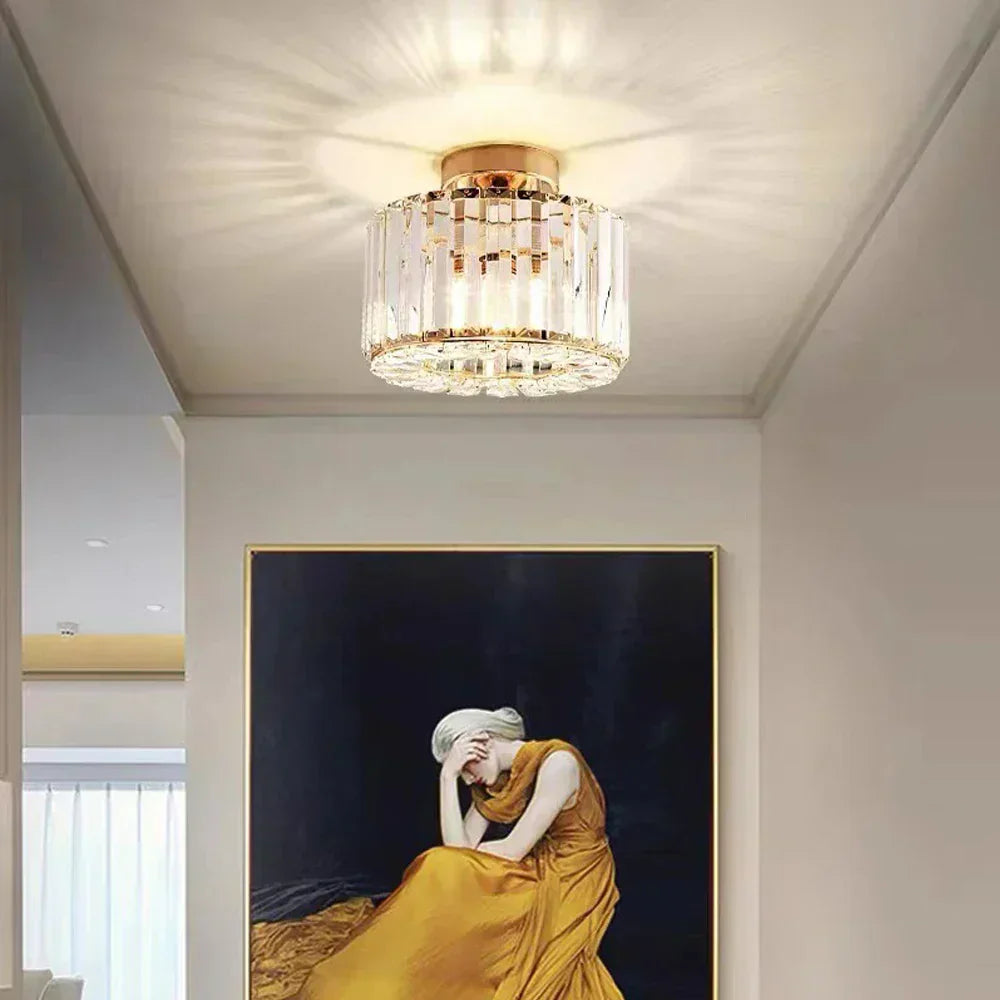 Celestia Crystal Ceiling Light For Modern Homes Premium - OpalDwell