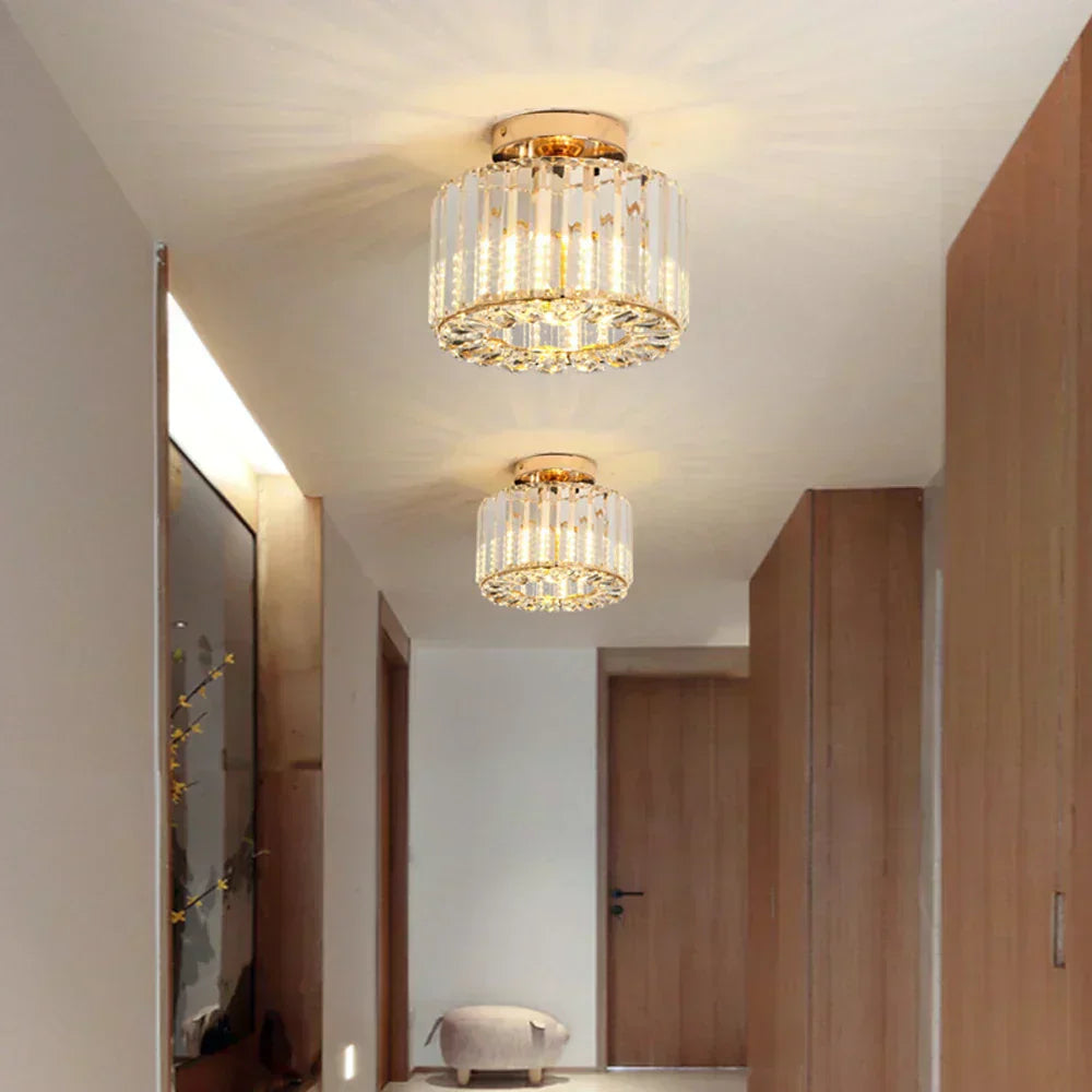 Celestia Crystal Ceiling Light For Modern Homes Premium - OpalDwell