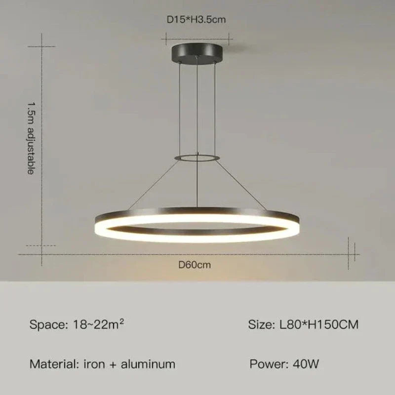 ChicRadiance - Slim hanging lamp | OpalDwell - OpalDwell
