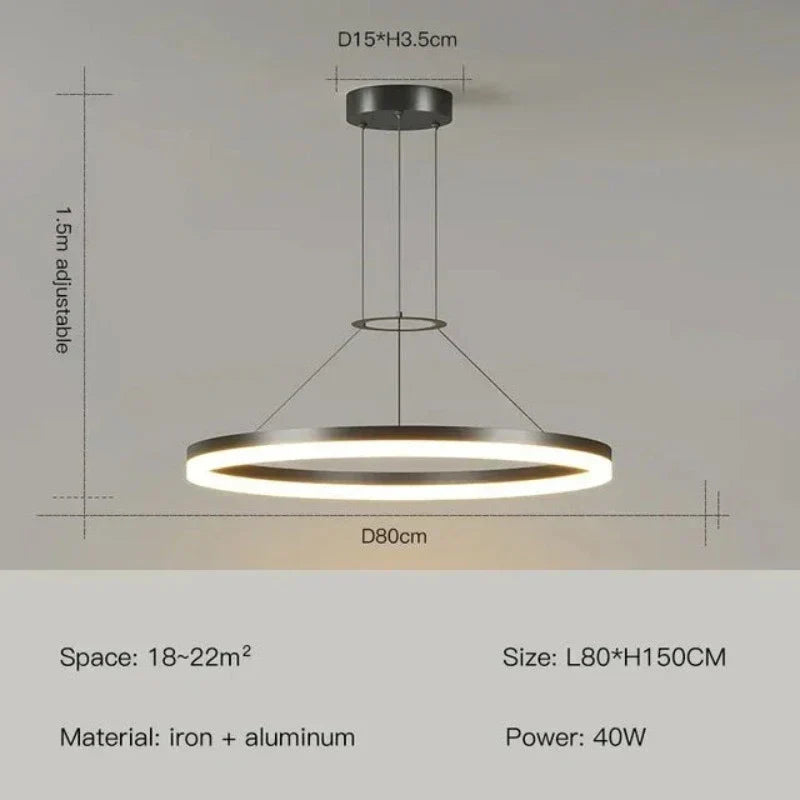 ChicRadiance - Slim hanging lamp | OpalDwell - OpalDwell