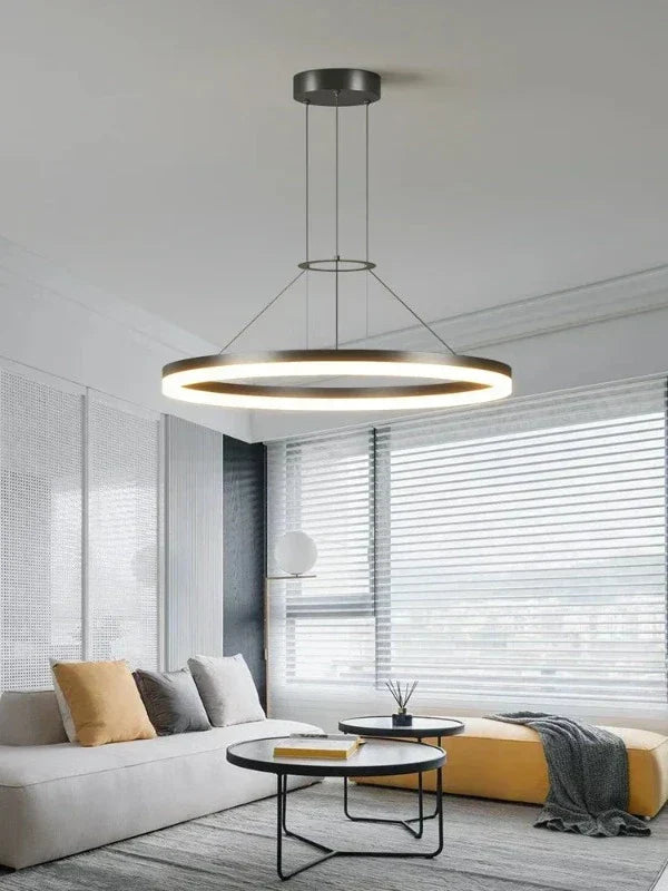NovaLine Extended Suspension Lamp - Contemporary Pendant - OpalDwell