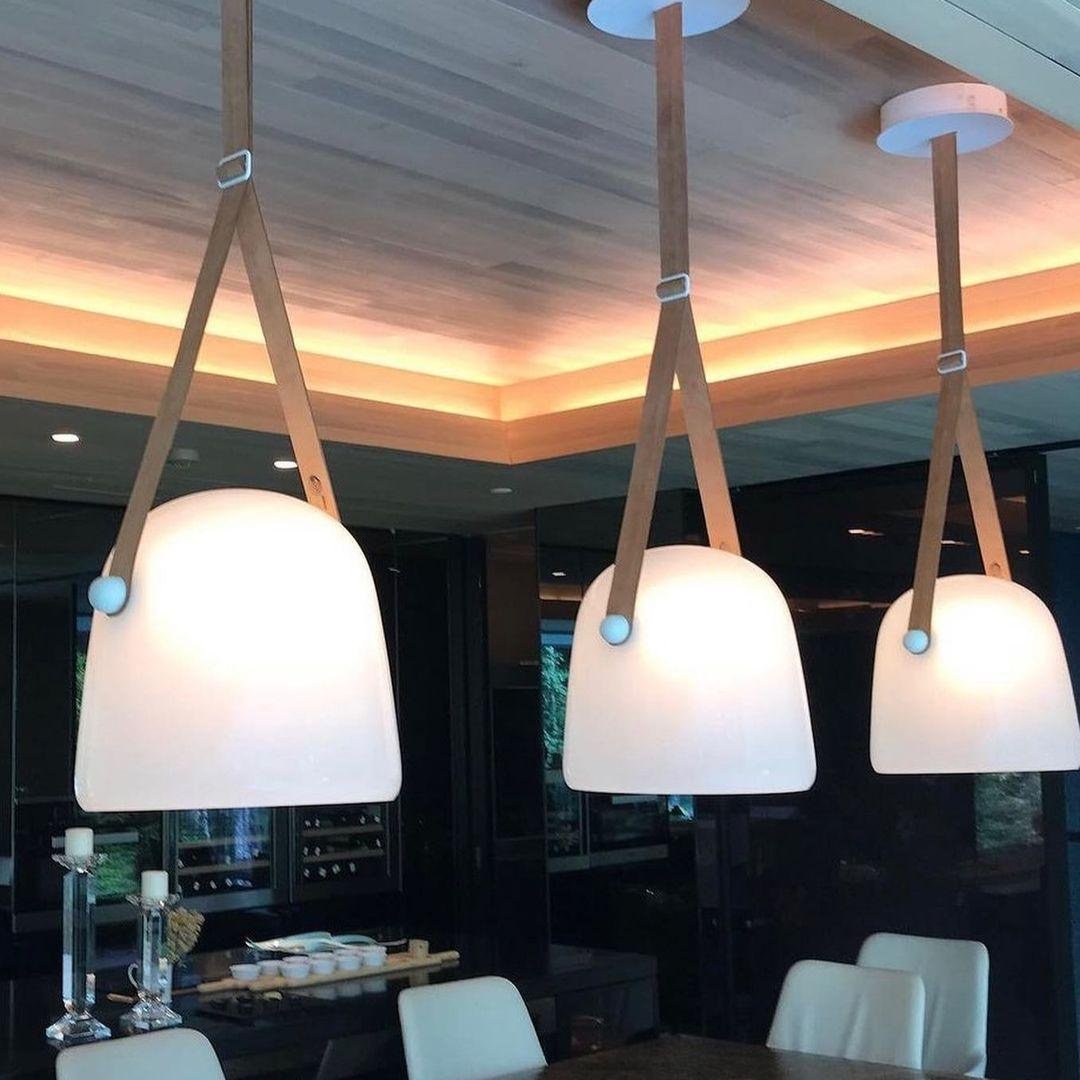AerisLume | Modern Glass and Metal Pendant Lamp for Homes - OpalDwell