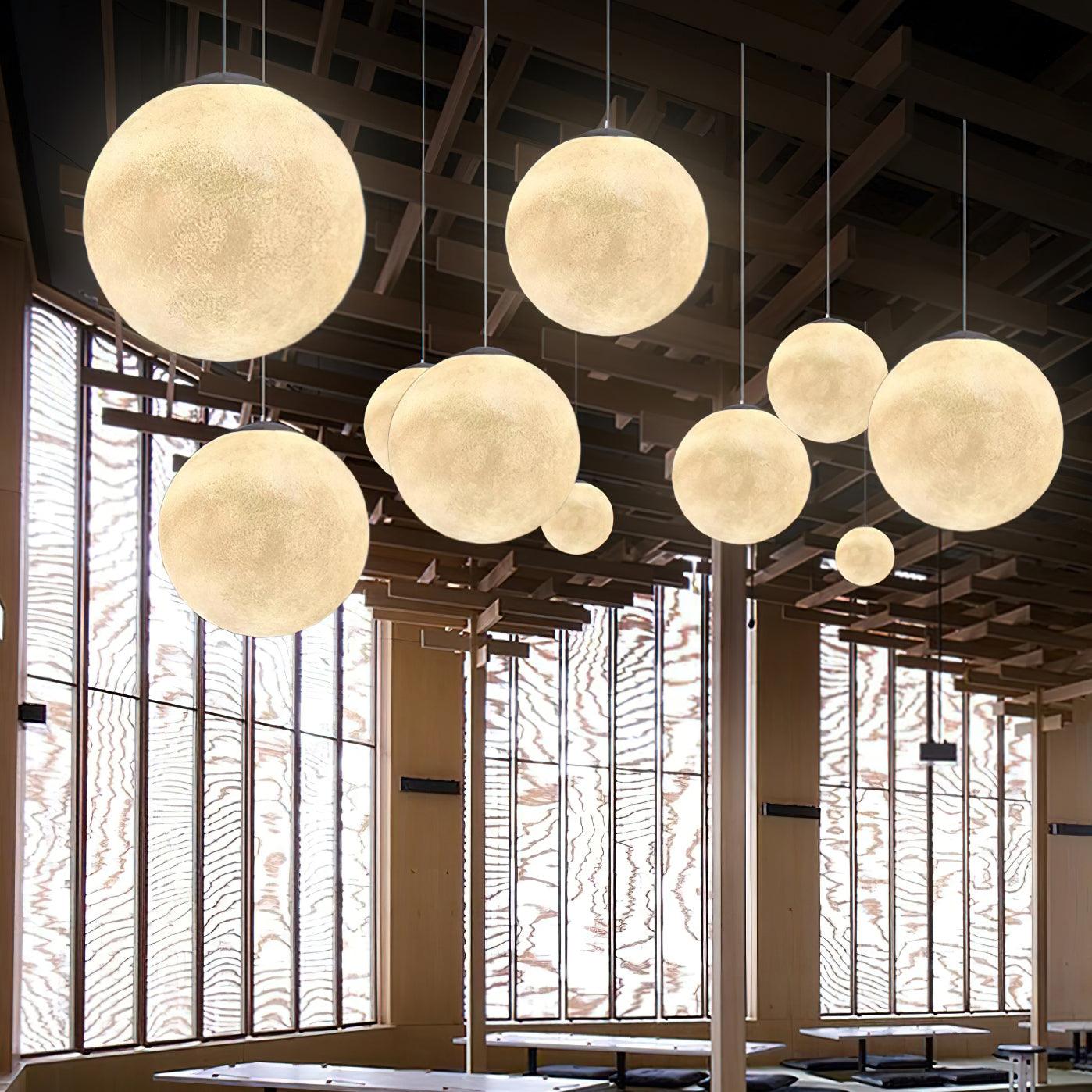 LunaraGlow Moonlight Pendant Lamp for Cozy Ambience - OpalDwell