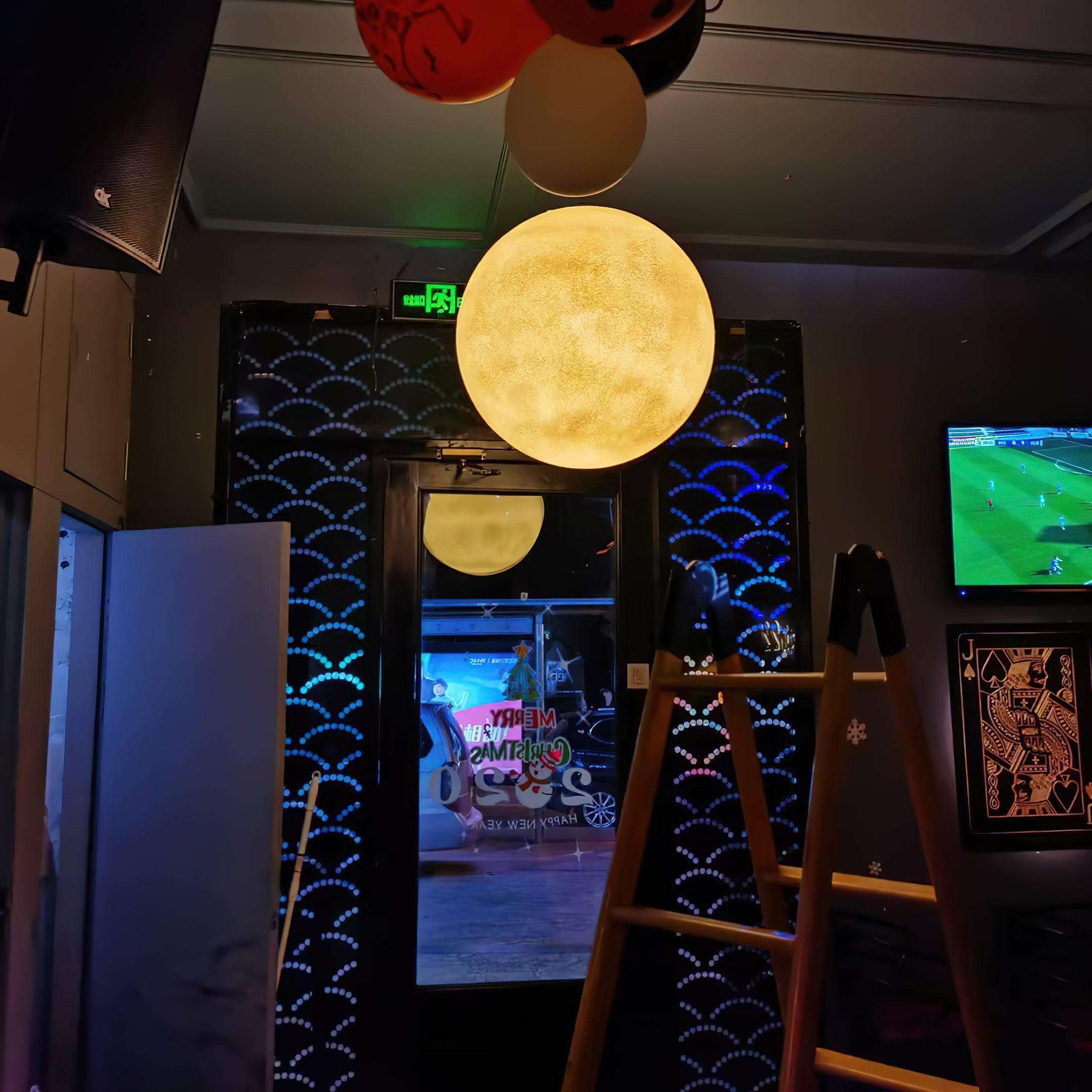 LunaraGlow Moonlight Pendant Lamp for Cozy Ambience - OpalDwell