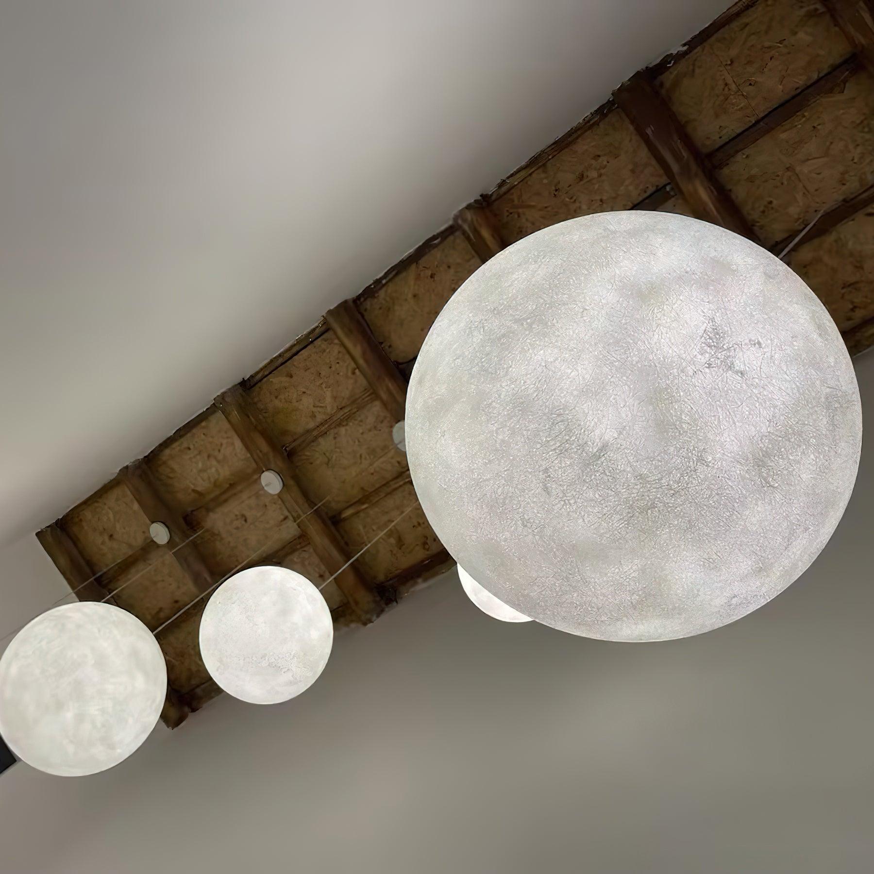 LunaraGlow Moonlight Pendant Lamp for Cozy Ambience - OpalDwell