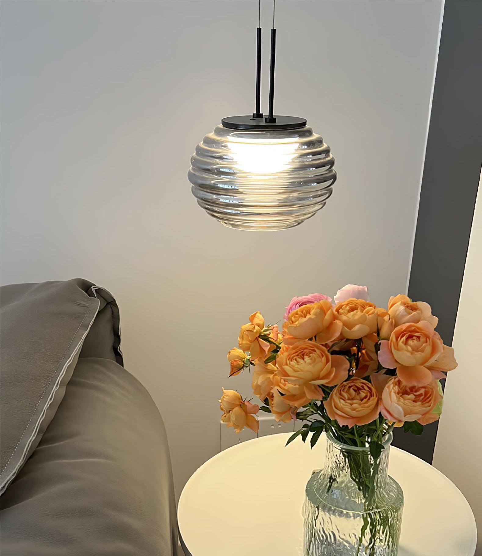 HaloAura Pendant Light With Enchanting Halo Glow Effect - OpalDwell