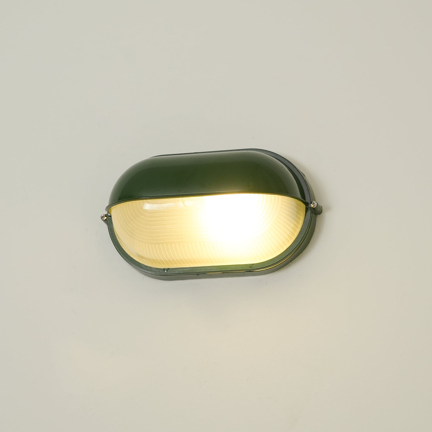 Maris Outdoor Wall Light With Industrial Ribbed Glass - OpalDwell