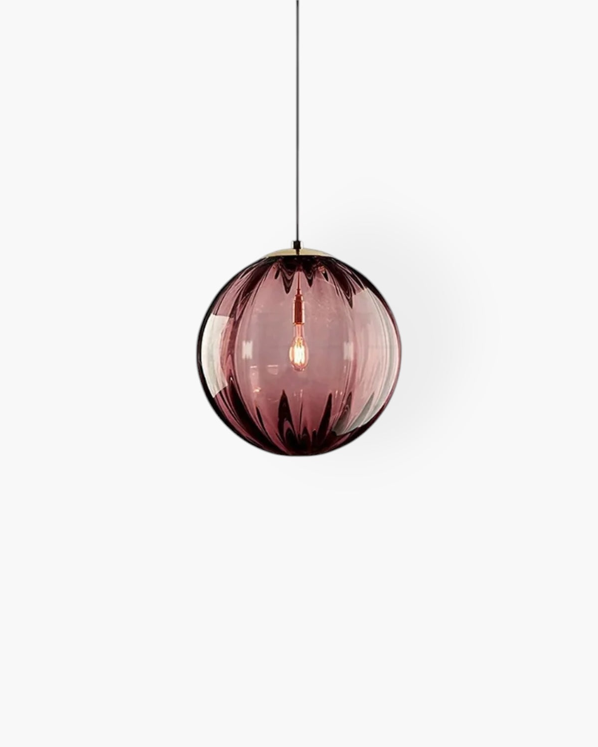 VeraLux Amber Glass Pendant Ceiling Light Vintage Warmth - OpalDwell