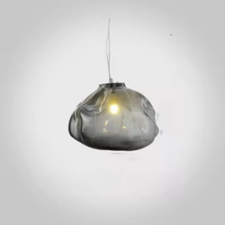 NimbusGlow – Whimsical Cloud-Inspired Glass Pendant Light - OpalDwell