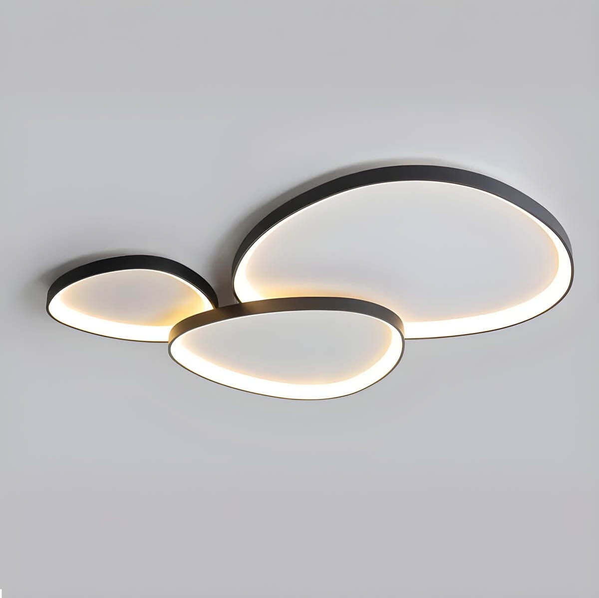 LumaVale Elegant Dimmable Flush Mount LED Ceiling Light Fixture OpalDwell