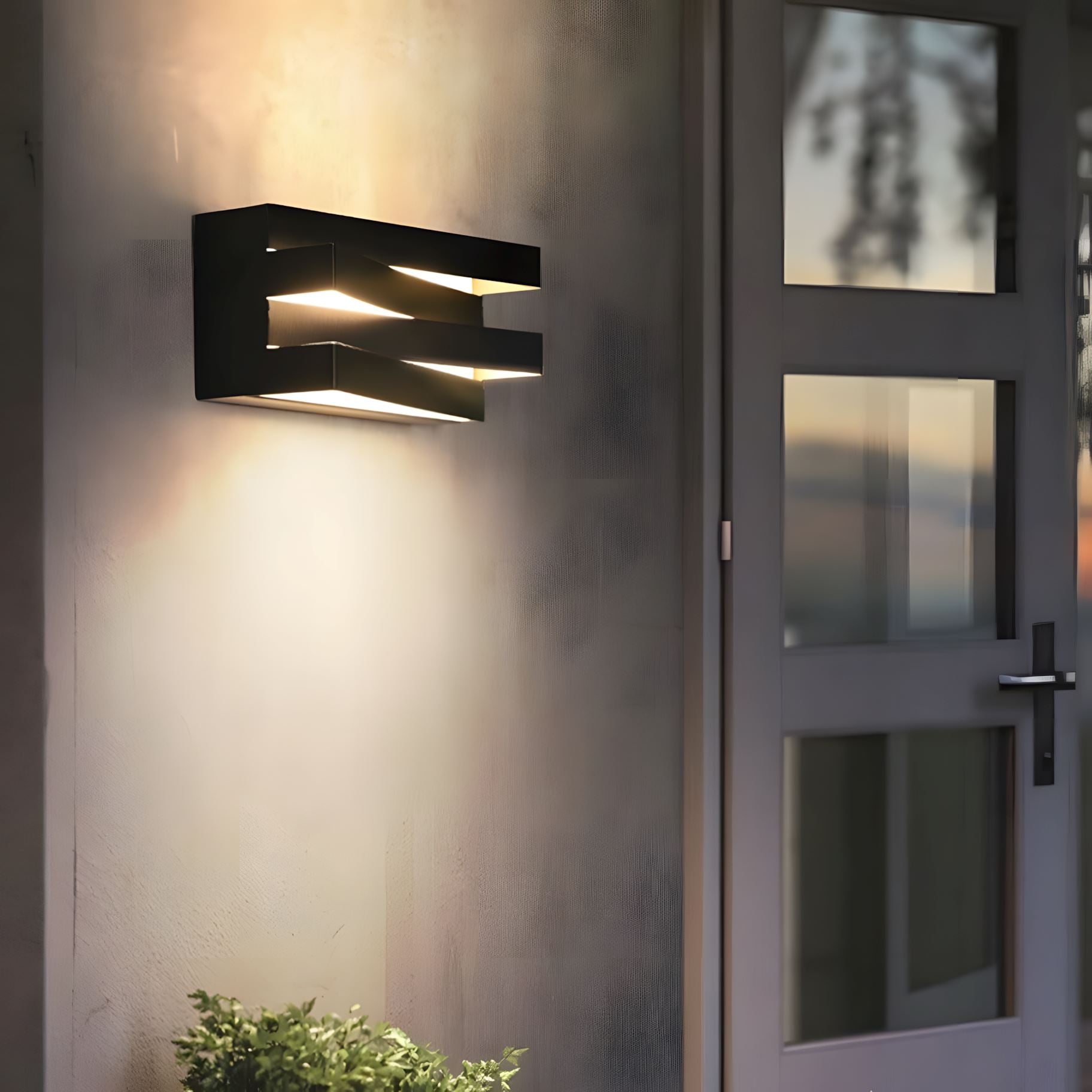 ArcLume Elegant Waterproof Modern Outdoor Wall Sconces - OpalDwell