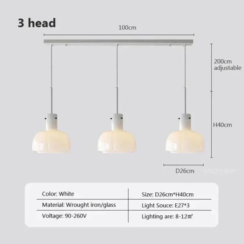 Eldrida Glass Pendant Light For Timeless Home Decor - OpalDwell