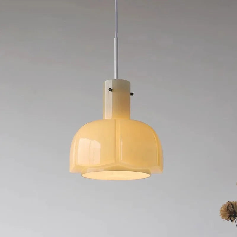 Eldrida Glass Pendant Light For Timeless Home Decor - OpalDwell
