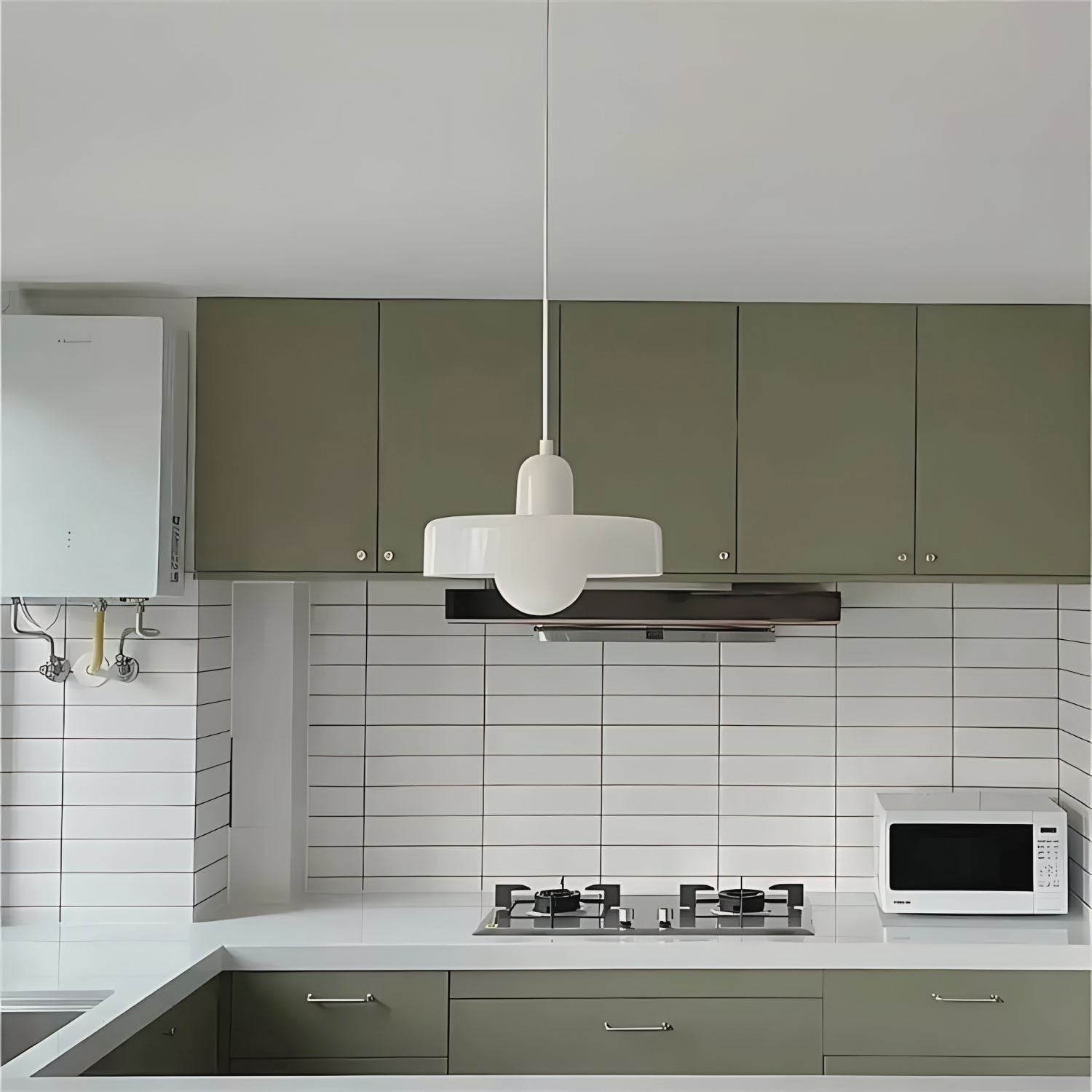 NovaHalo Ceiling Pendant Light With Opal Halo Shade Modern - OpalDwell