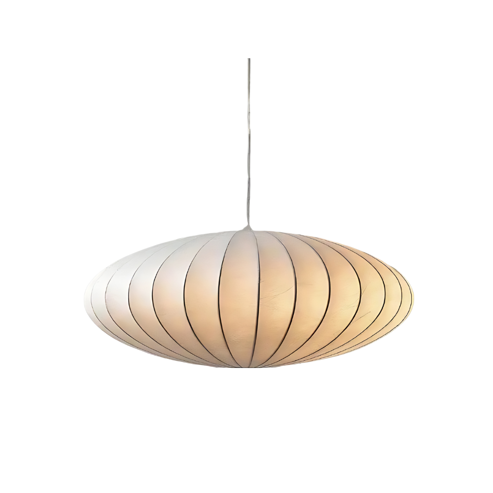 Aethera Silk Ceiling Light for Modern Living Spaces - OpalDwell