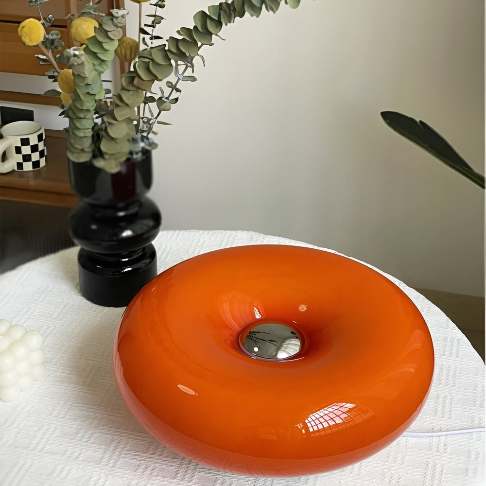 Orenda Donut Glass Lamp for Wall and Table Lighting - OpalDwell