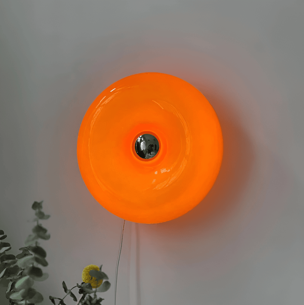 Orenda Donut Glass Lamp for Wall and Table Lighting - OpalDwell