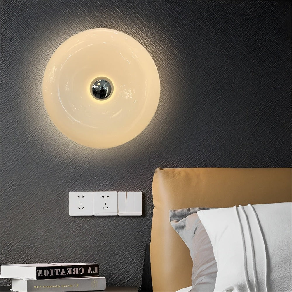 Orenda Donut Glass Lamp for Wall and Table Lighting - OpalDwell