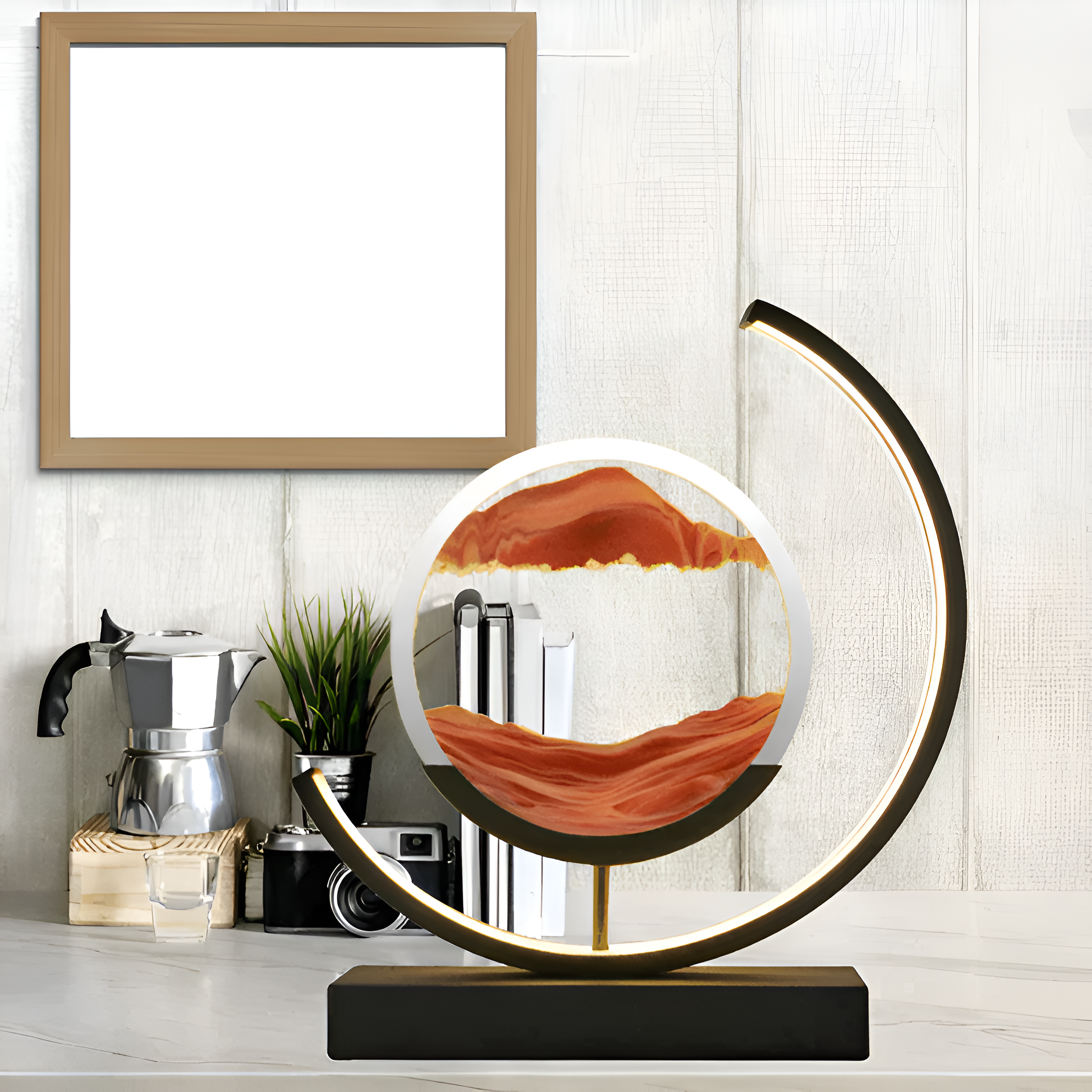 CalmSands Glow Lamp App-Controlled LED With Remote 3 Modes - OpalDwell