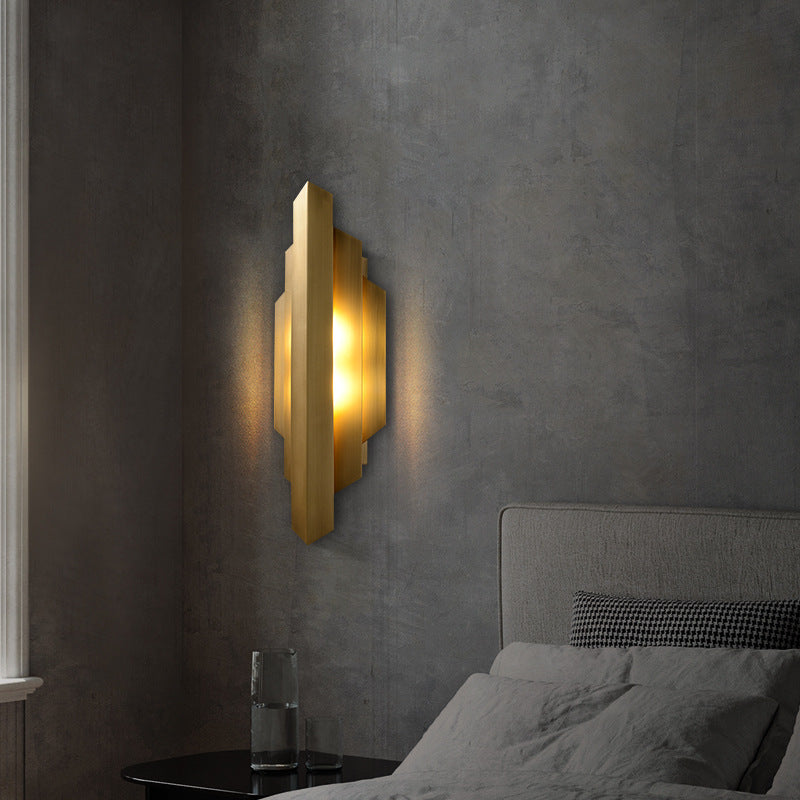Contemporary Wall Light With Modern LED Illumination For Home Interiors OpalDwell
