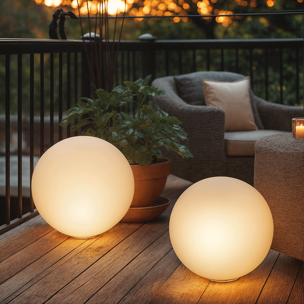 LumaSphere LED Garden Globes - OpalDwell