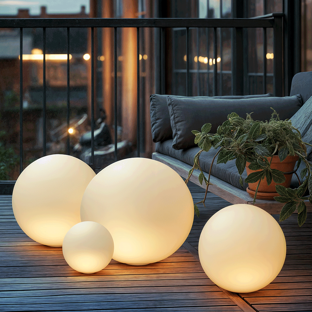 LumaSphere LED Garden Globes - OpalDwell