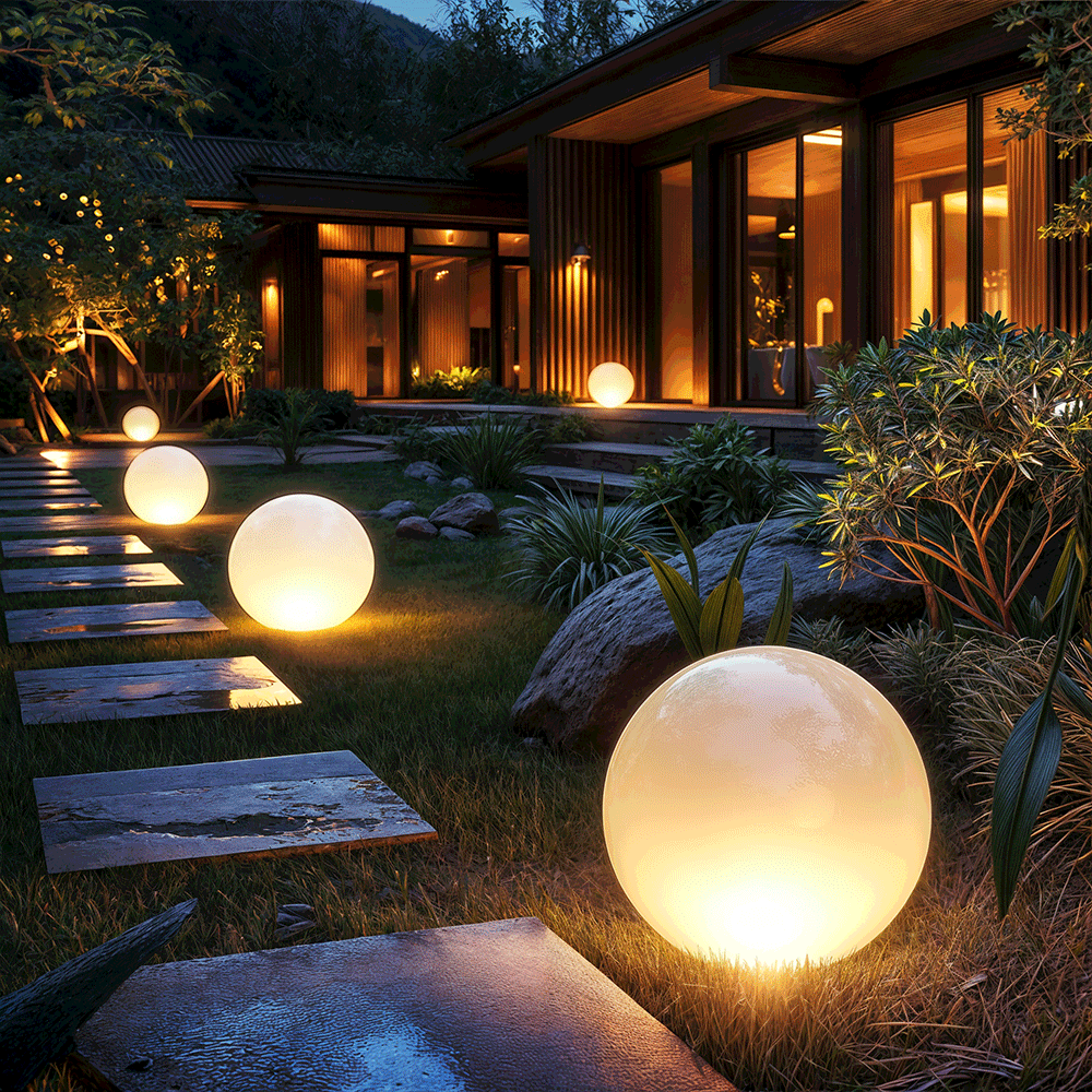 LumaSphere LED Garden Globes - OpalDwell