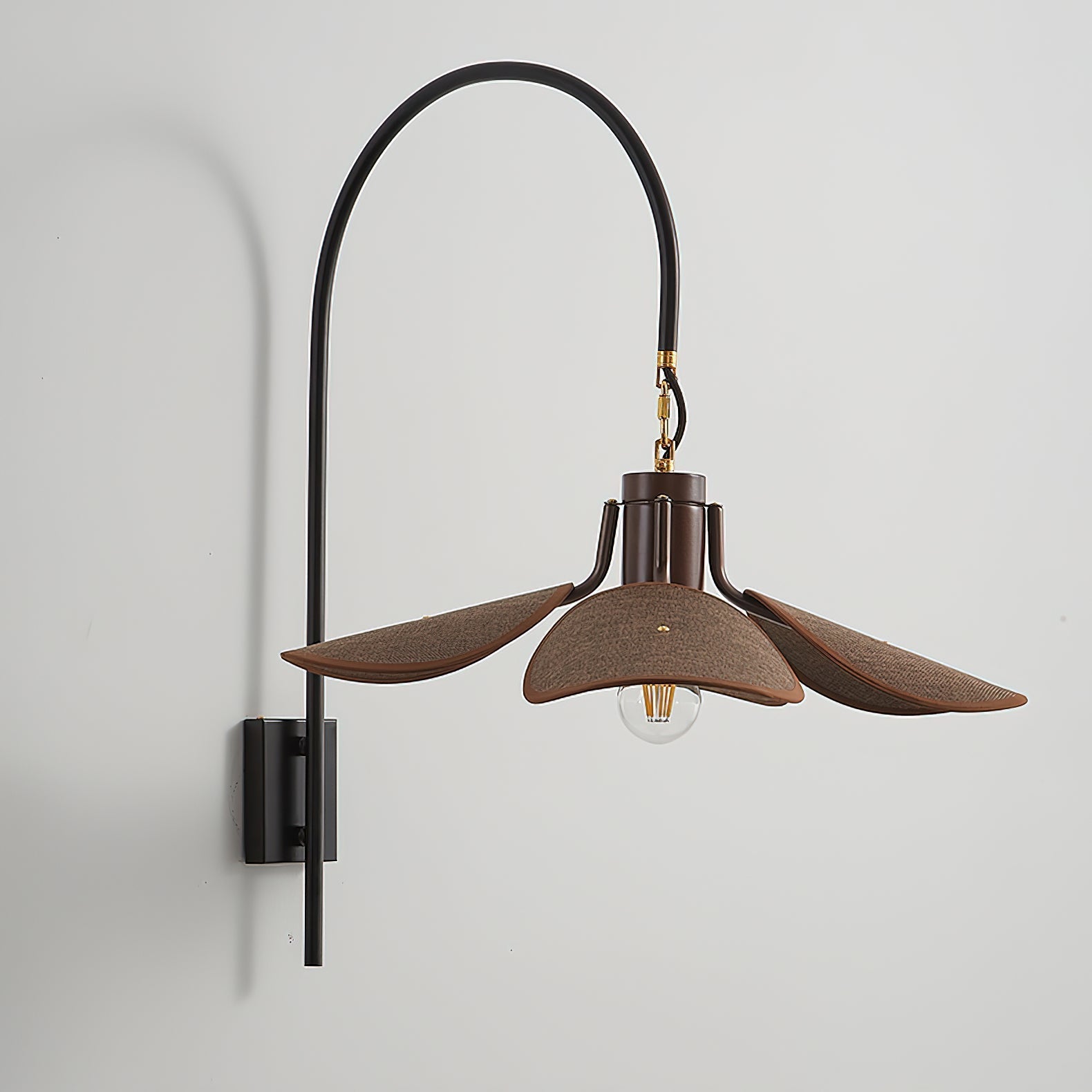 FloraNova Wall Lamp | Floral Bloom Wall Light, Ambient Glow - OpalDwell