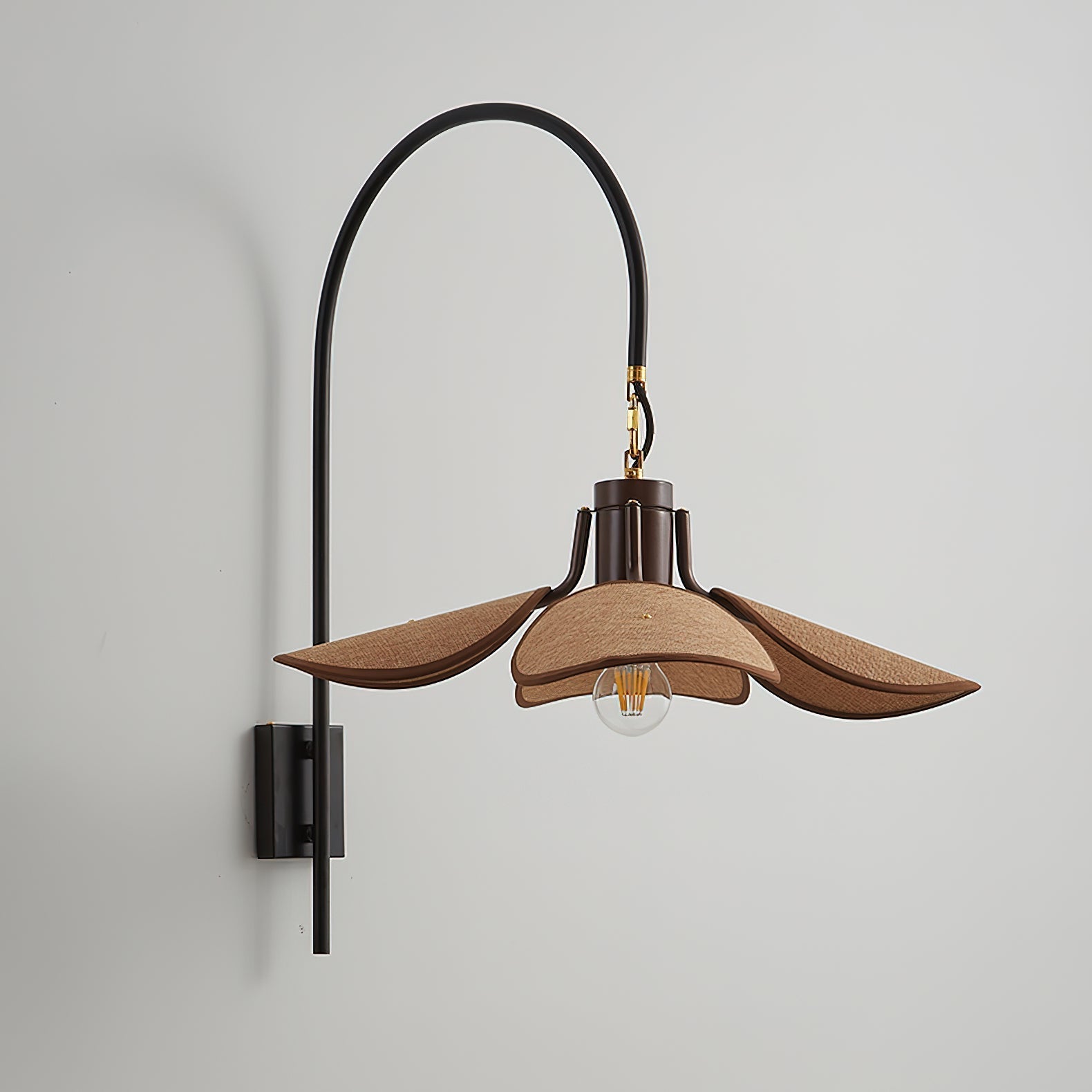 FloraNova Wall Lamp | Floral Bloom Wall Light, Ambient Glow - OpalDwell
