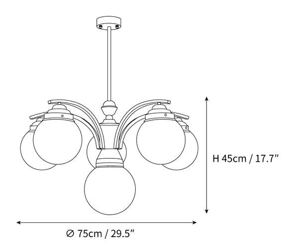 Eloria Round Pink and White Chandelier Elegant Glow - OpalDwell