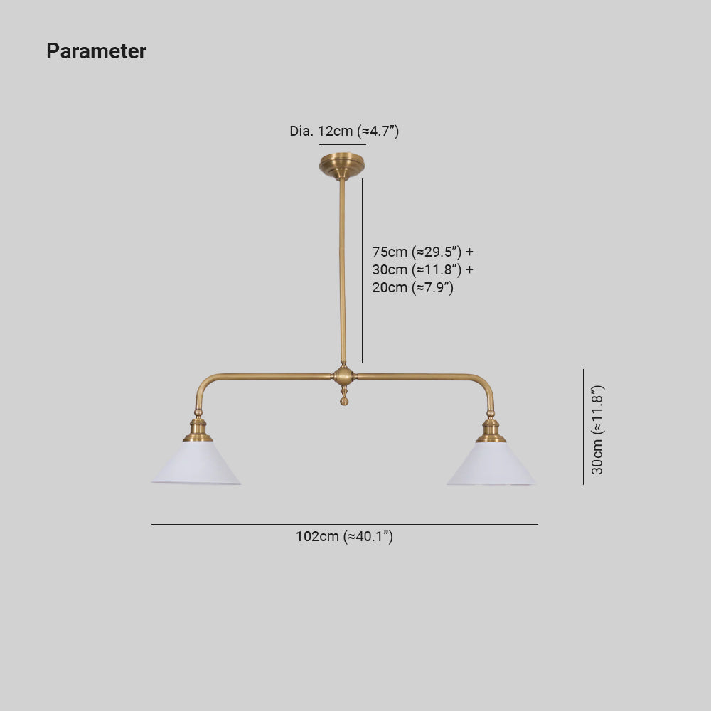 AstraVex Vintage Glass Pendant Light With White Shade OpalDwell