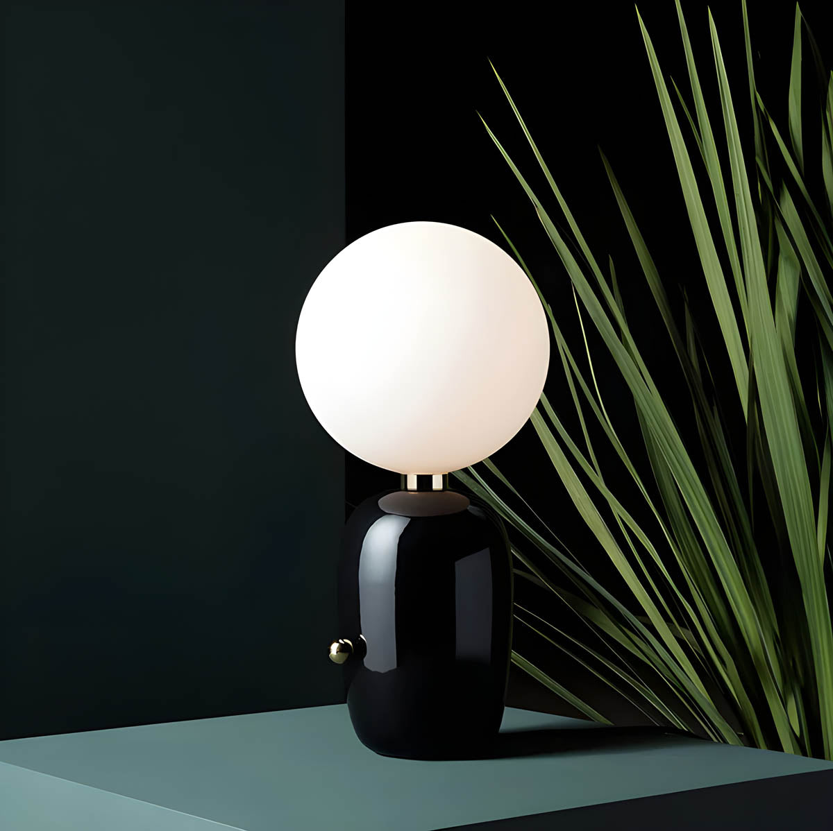LumaVale Table Lamp Simple Elegant Interior Lighting OpalDwell