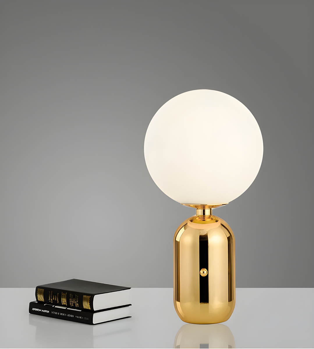 LumaVale Table Lamp Simple Elegant Interior Lighting OpalDwell