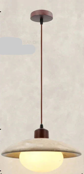 NovaLume Wabi-Sabi Pendant Light With Natural Finish OpalDwell
