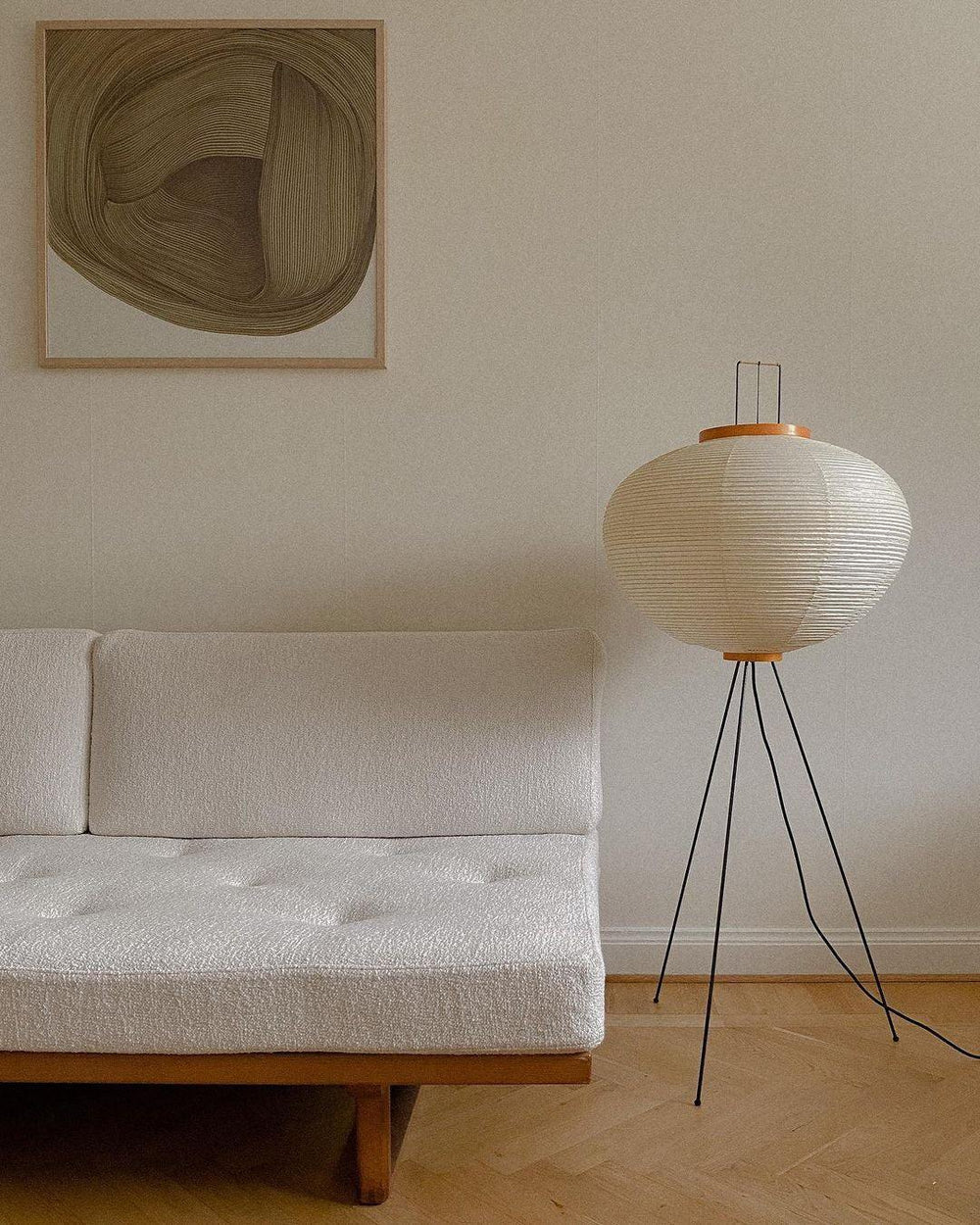 Kaze Rice Paper Floor Lamp - Japanese-Inspired Ambient Glow OpalDwell