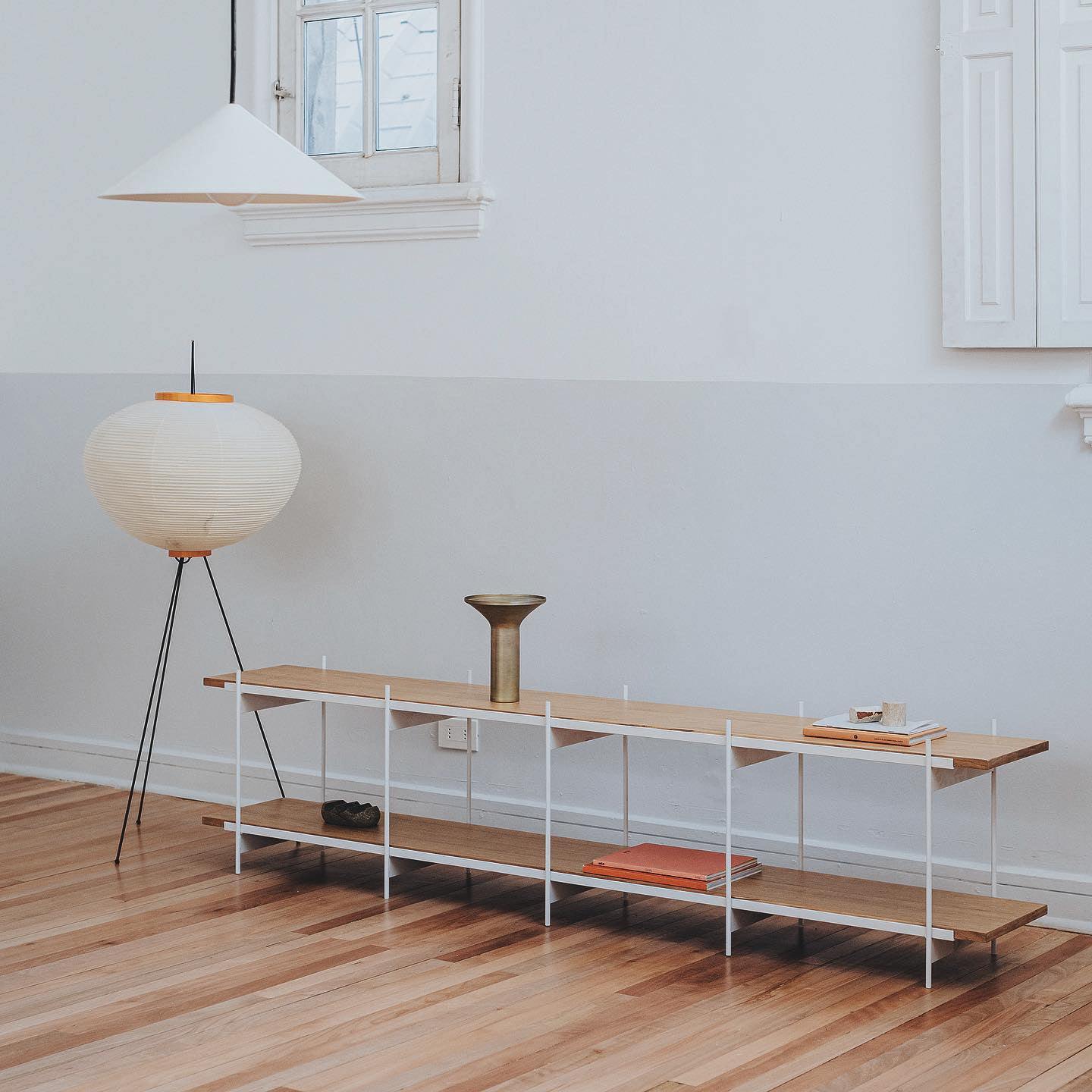 Kazumi Rice Paper Floor Lamp by OpalDwell Soft Ambient Glow OpalDwell