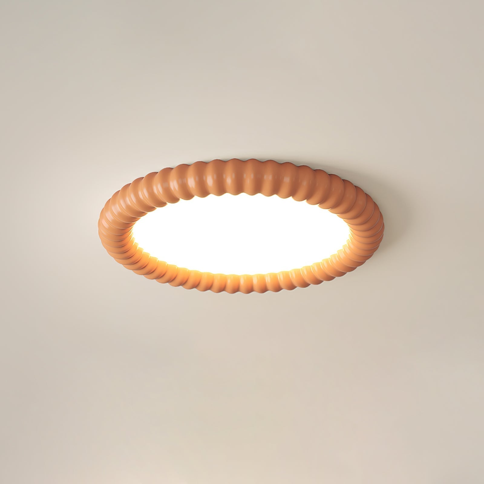 AeroLume Halo Ceiling Light Modern Round Fixture Soft Glow - OpalDwell