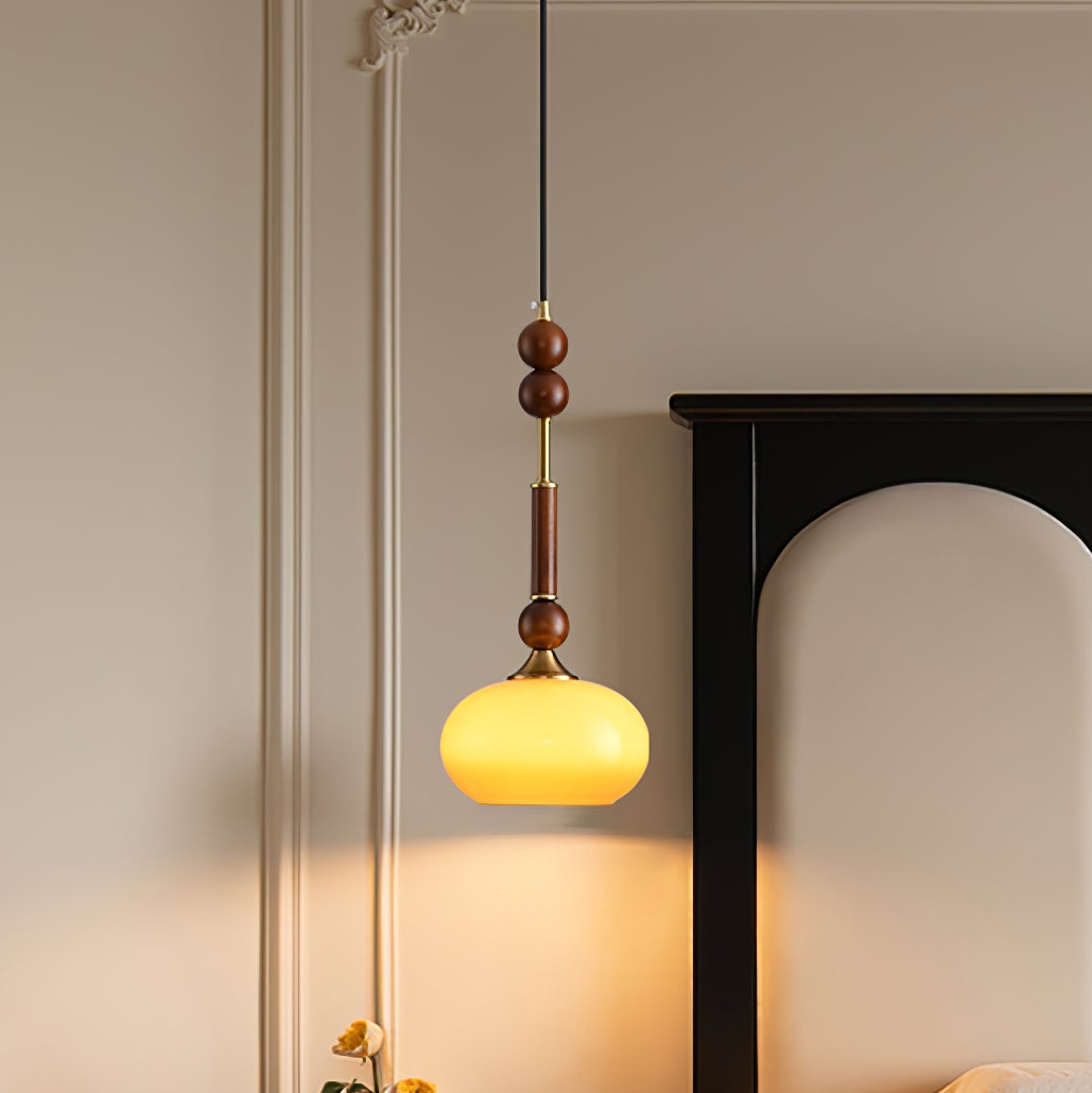 VeroLuce Italian Glass Pendant Lamp for Timeless Interiors OpalDwell