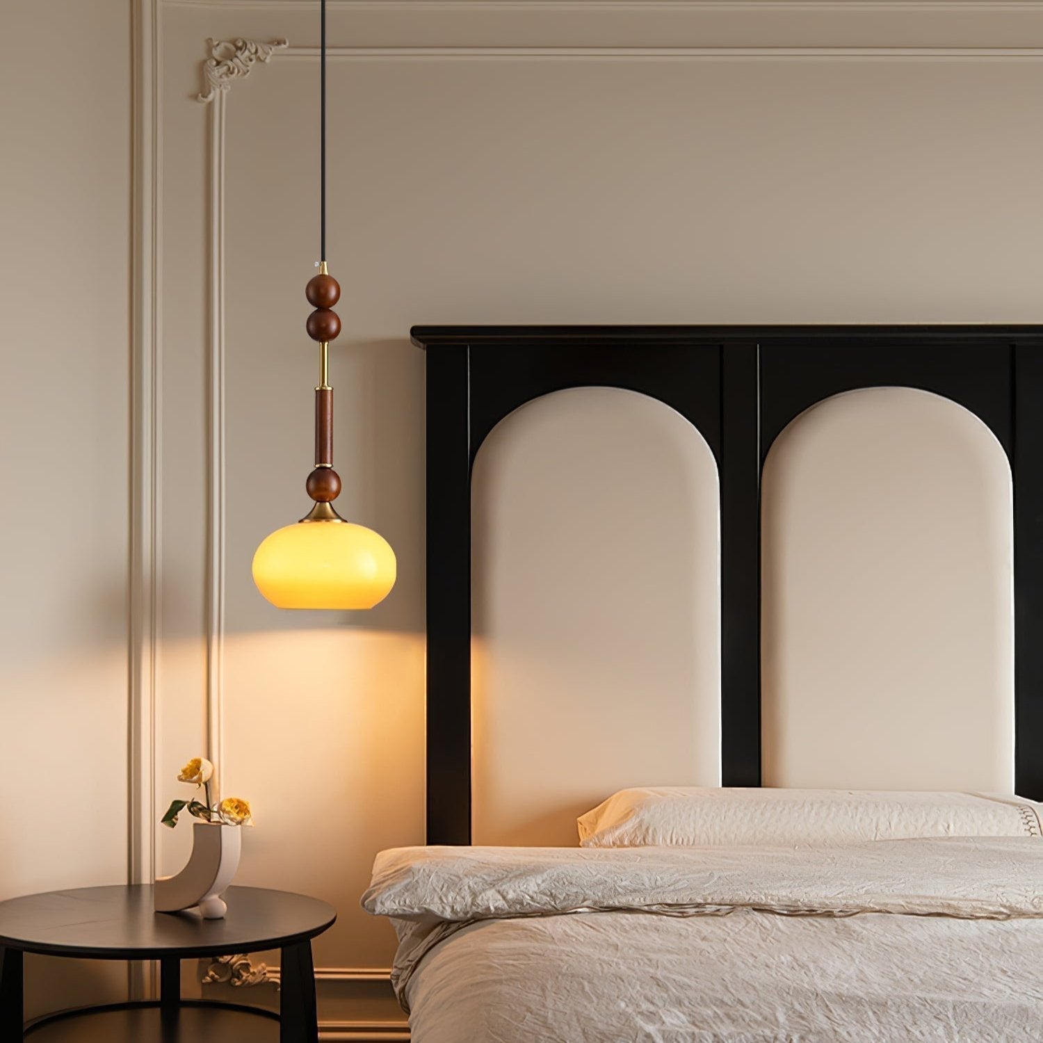 VeroLuce Italian Glass Pendant Lamp for Timeless Interiors OpalDwell