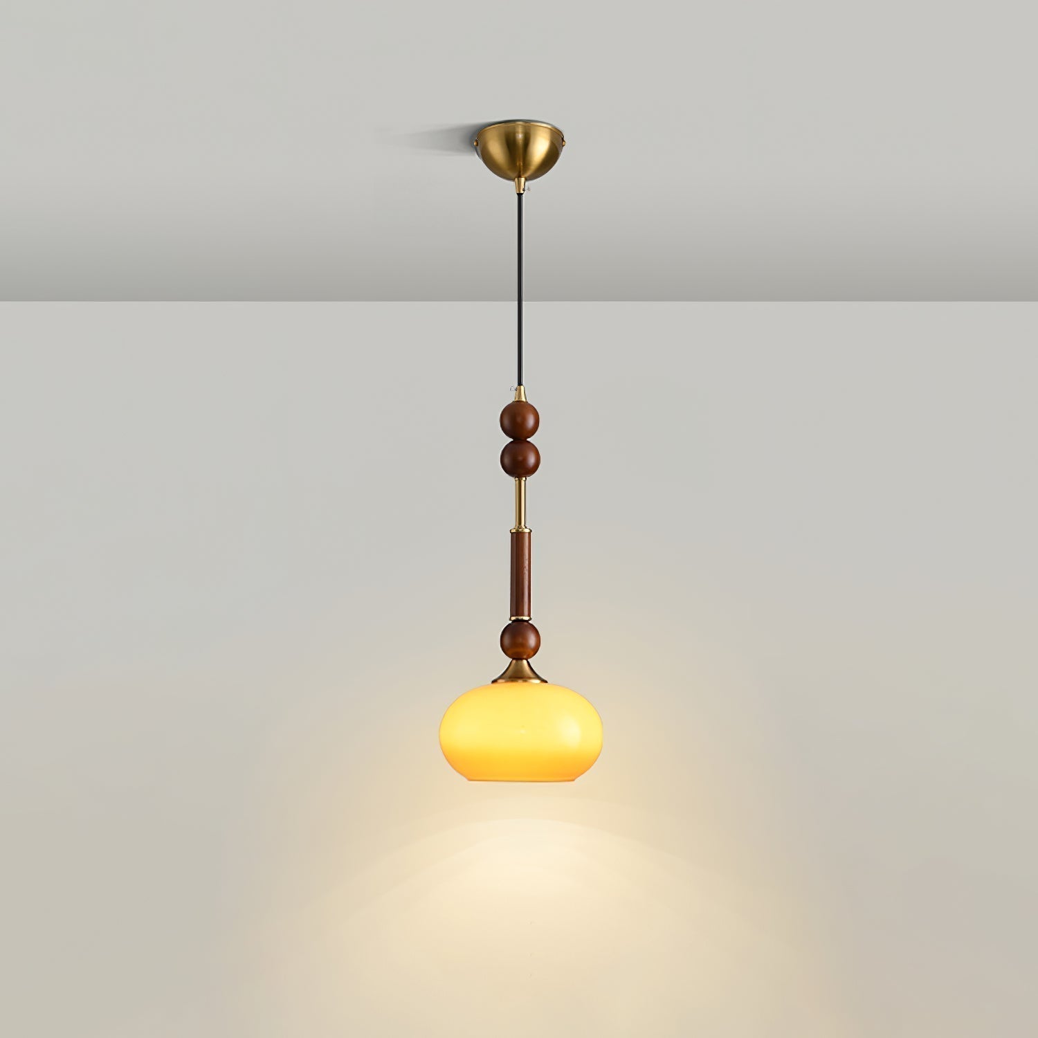 VeroLuce Italian Glass Pendant Lamp for Timeless Interiors OpalDwell