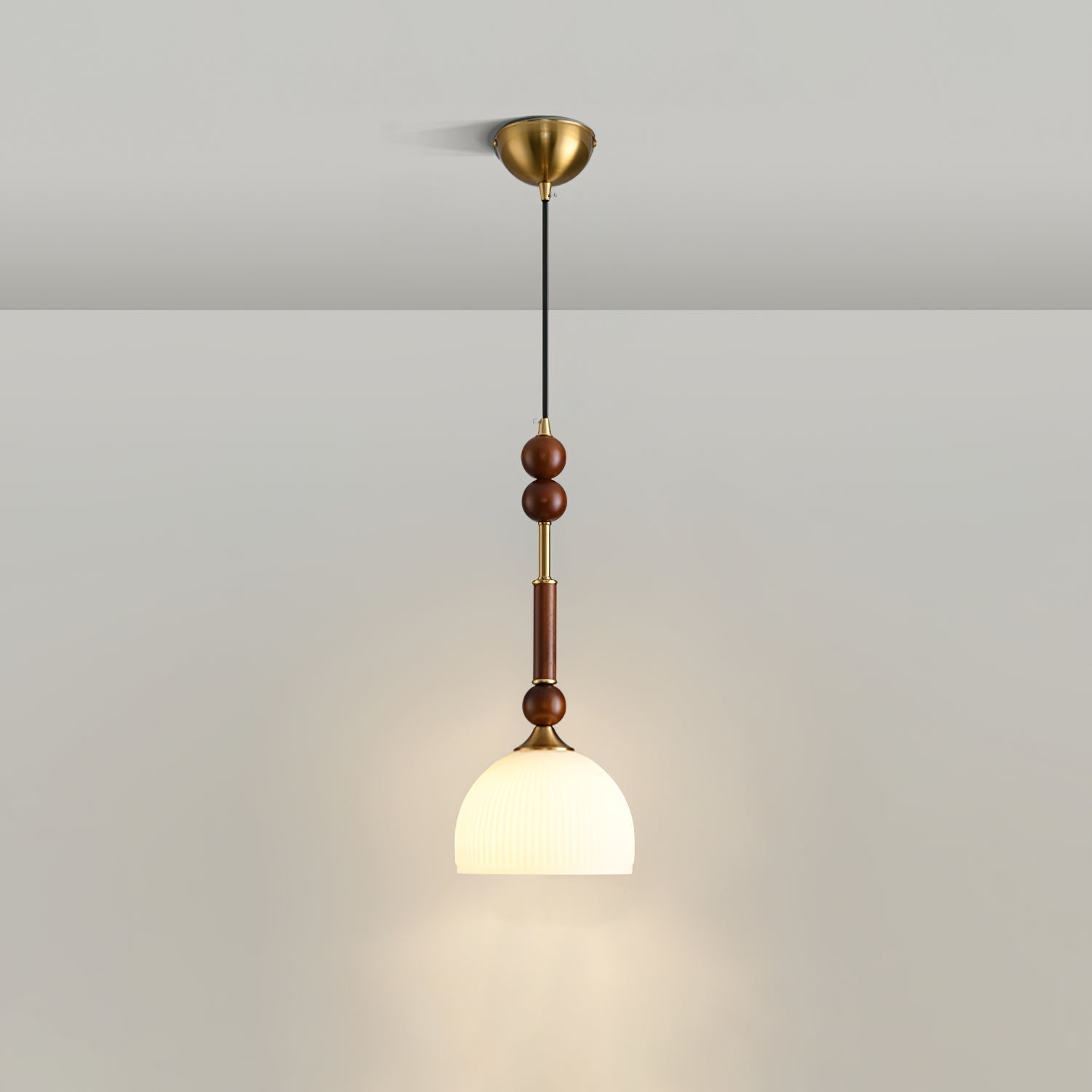 VeroLuce Italian Glass Pendant Lamp for Timeless Interiors OpalDwell