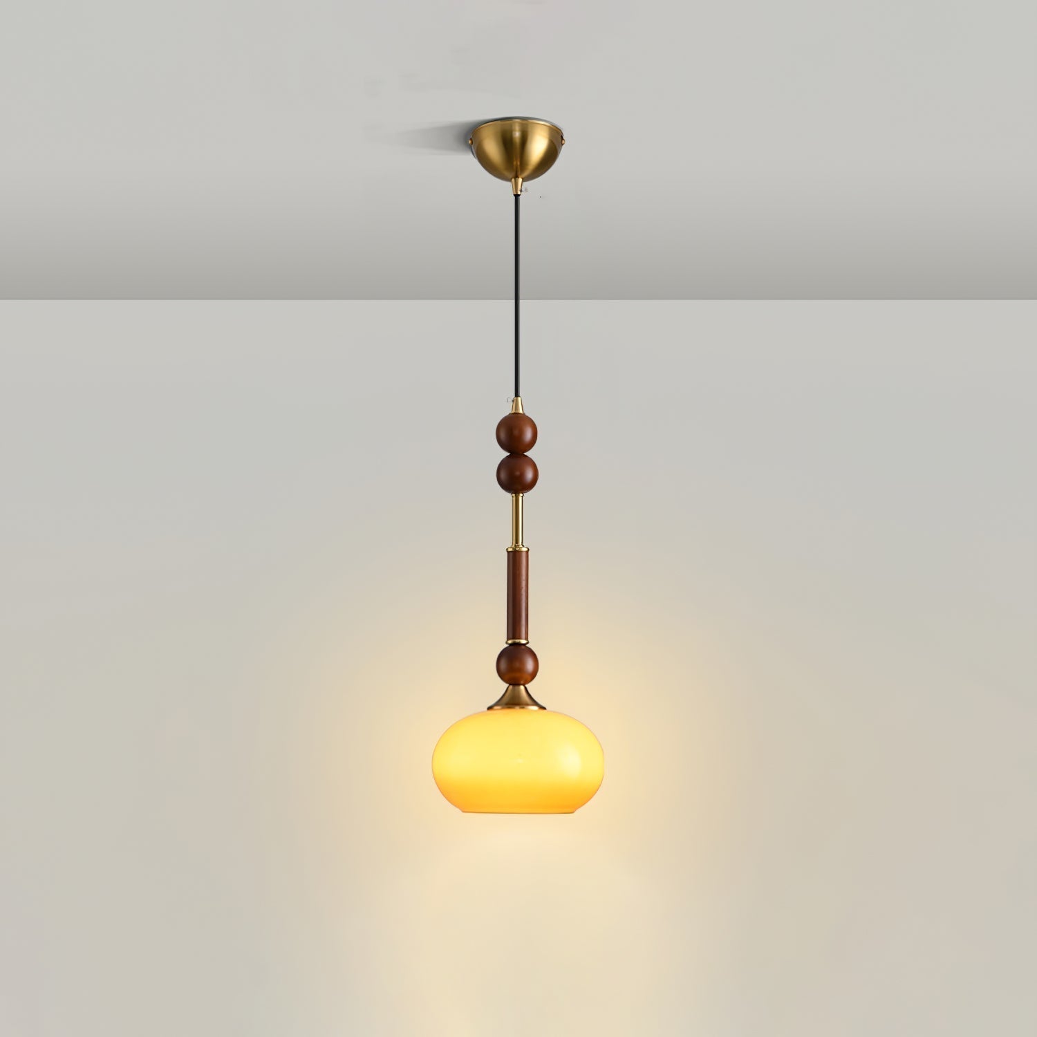 VeroLuce Italian Glass Pendant Lamp for Timeless Interiors OpalDwell