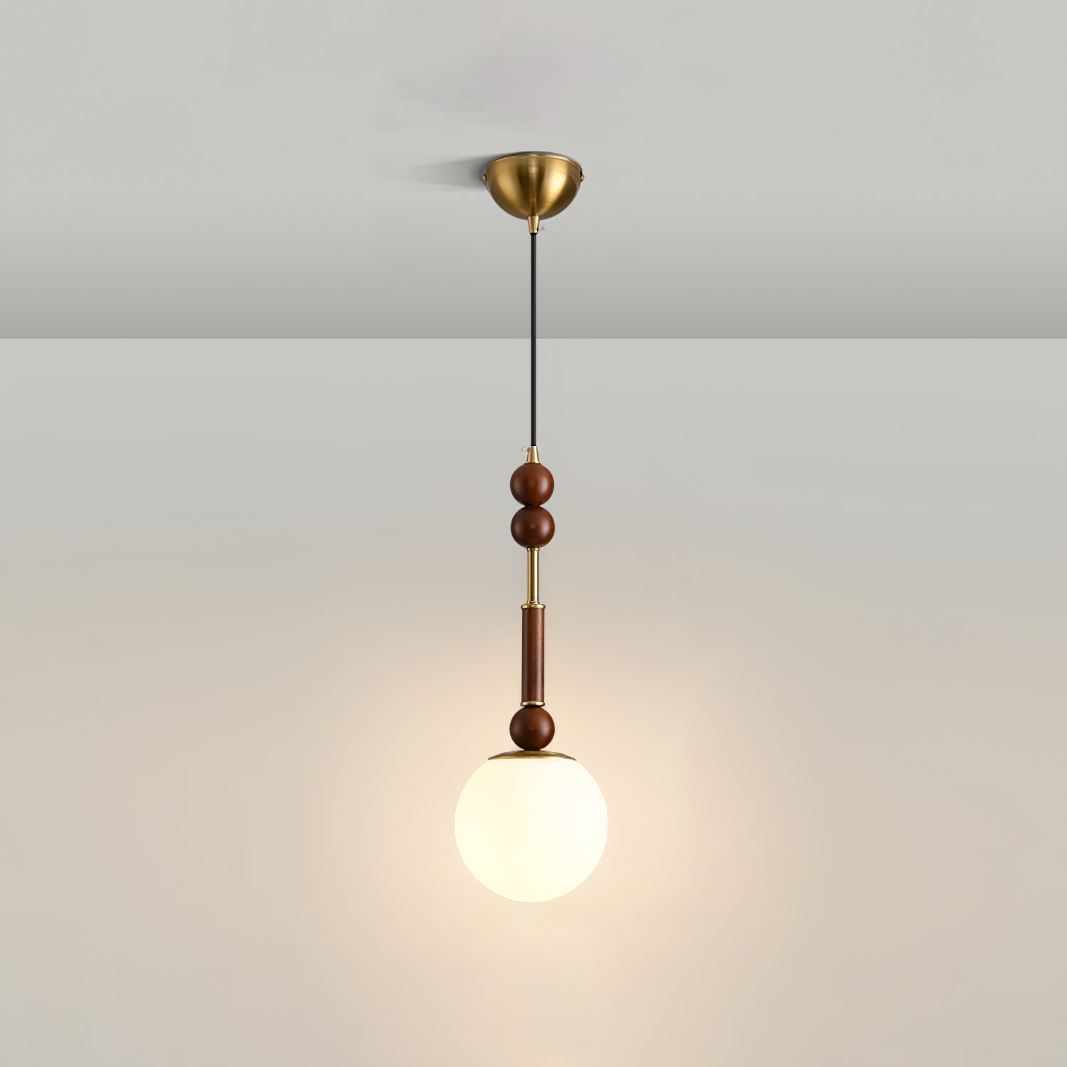 VeroLuce Italian Glass Pendant Lamp for Timeless Interiors OpalDwell