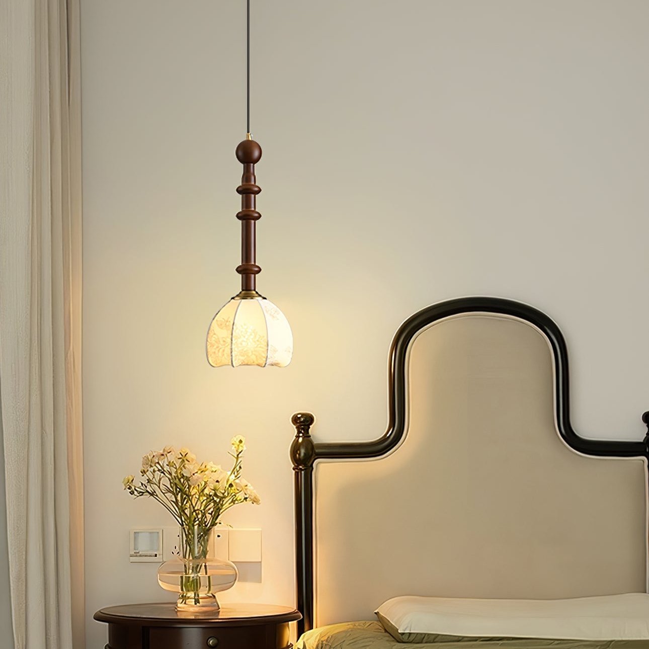 VeroLuce Italian Glass Pendant Lamp for Timeless Interiors OpalDwell