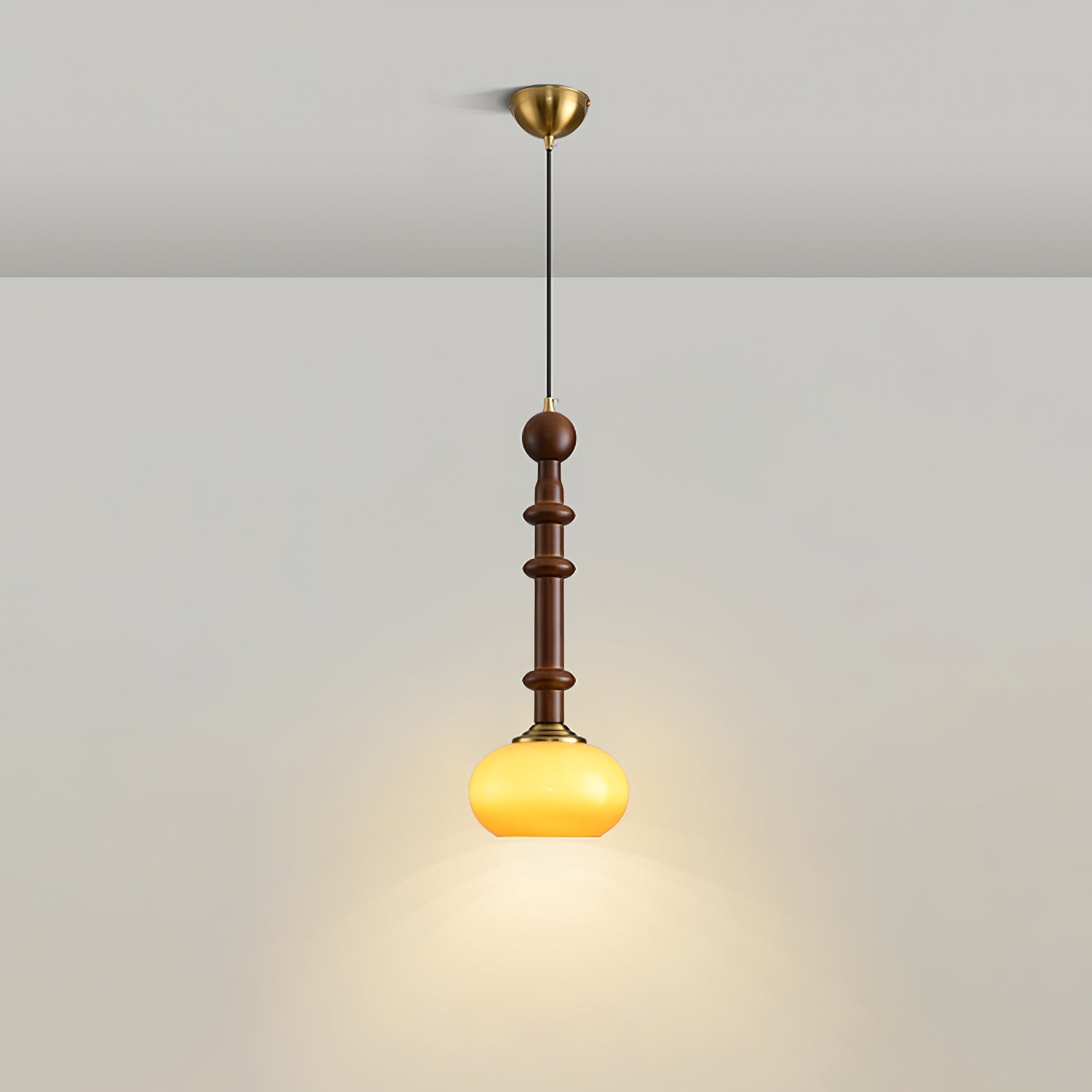 VeroLuce Italian Glass Pendant Lamp for Timeless Interiors OpalDwell